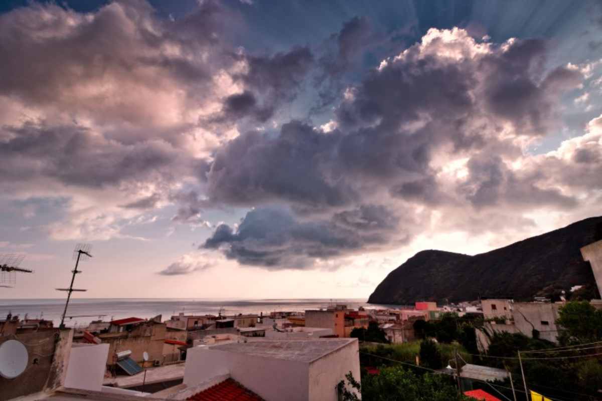 Lipari, mare d'inverno