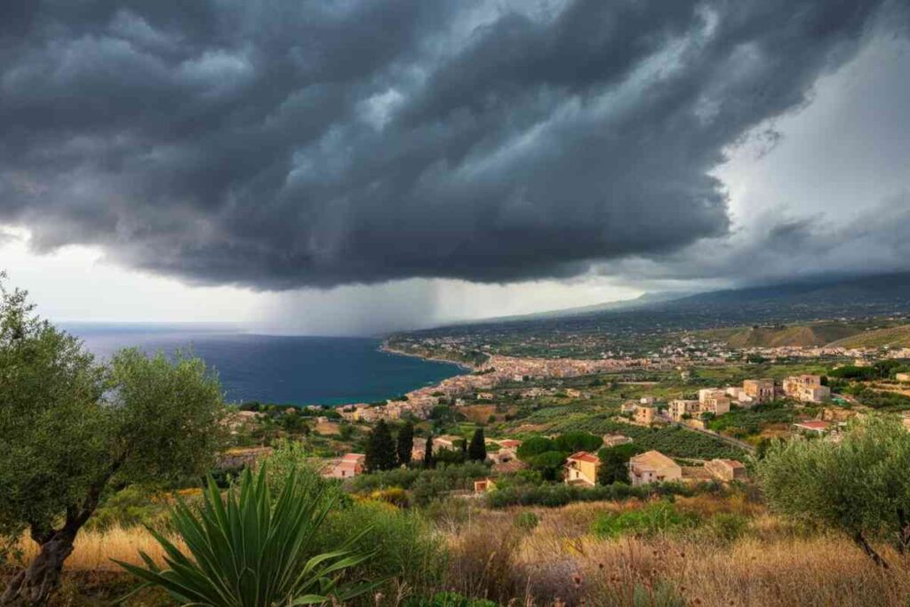 Allerta meteo gialla in Sicilia: ecco dove colpiranno i temporali domani 10 febbraio